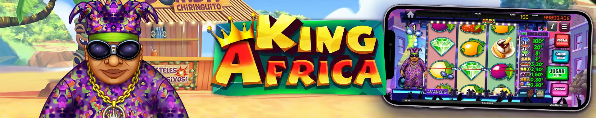 Tragaperras online King África