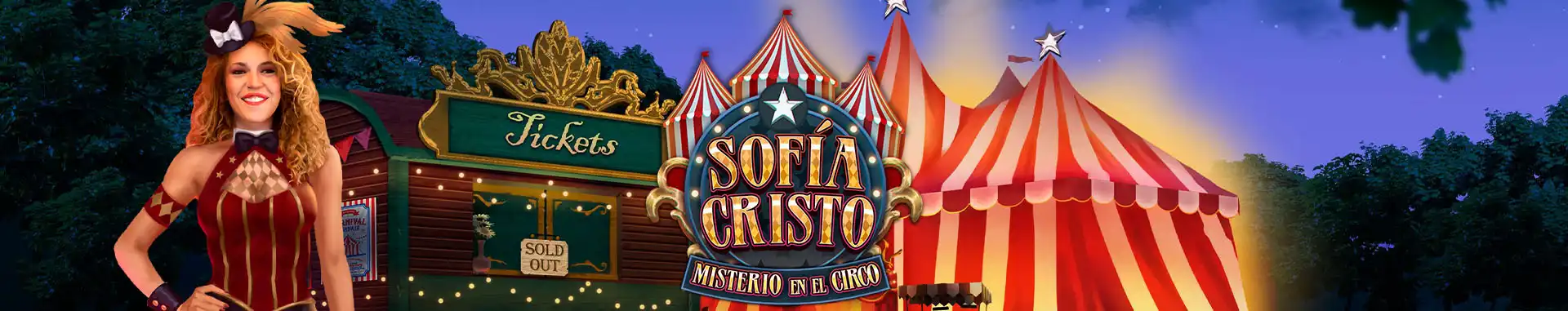 Tragaperras online Sofía Cristo Misterio en el Circo